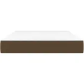 Syfax Pocketveringmatras medium 120x200x20 cm stof donkerbruin