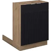 Vicco Fame-Line Keukeneiland – 60 cm zonder werkblad Zwart gestreept