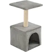 Syfax Kattenkrabpaal met sisal krabpaal 55 cm grijs