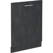 Vicco R-Line Vaatwasserfrontpaneel – 60 cm zonder werkblad Zwart beton
