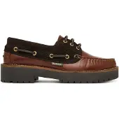 Barbour Bootschoen Women Darras Boat Shoe Dark Brown-Schoenmaat 38