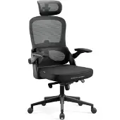 Diablo - Bureaustoel V-LIGHT - Ergonomische bureaustoel verstelbaar - Zwart