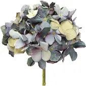 Viana Kunstbloemen in blauwe hortensia groot Ø15cm L58cm 2st
