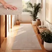 Tapis.fr Tapijt Calissa beige 80x300 cm