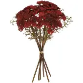 Viana Duizendblad kunstbloemen rood Achillea kunstmatig H30cm 6 stuks