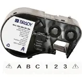 Brady M4C-500-595-WT-BK tape vinyl zwart op wit 12,7 mm x 7,62 m (origineel)