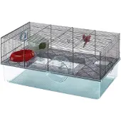 Ferplast Hamsterkooi Favola - Dierenverblijf - 60x36.5x30 cm Zwart