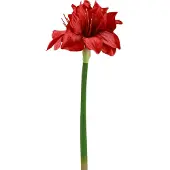 Viana Kunst Amaryllis Kerstbloemen Rode Kunstbloemen L40cm