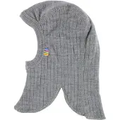 Joha Schlupfmütze - 2-lagig - Wolle - Graumeliert - - 54 cm - Schlupfmützen - Doppel