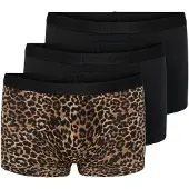 ONLY GIRLS Onderbroek 'KOGLOLA' karamel / cappuccino / zwart