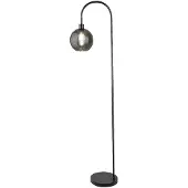 Rabalux 74025 Vloerlamp Ricardo, E27, zwart-grijs, bolvormig, modern, ø195mm