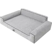 TexCorp - XL Glamour - Hondenbed - Popiel - 98x66 cm