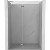 Mexen Lunar draaideur-douchedeur links 140 , transparant, chroom - 834-140-000-01-00-L