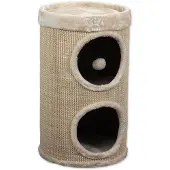 Magic Cat Rustplaats Emma met speeltje, beige, 36x36x60 cm