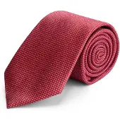 Gents - Stropdas - Stropdas heren - Zijde - Bordeauxrood