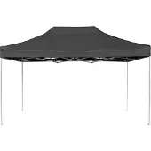 vidaXL Partytent professioneel inklapbaar 4,5x3 m aluminium antraciet