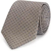 Gents - Stropdas - Stropdas heren - Zijde - Bruin