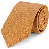 Gents - Stropdas - Stropdas heren - Zijde - Oranje