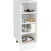 VCM Esilo keuken onderkast 30 cm 4 planken wit.