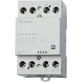 Finder installatieschakelaar, type 22.64.0.230.4310, 63A, 4 contacten, 230V AC/DC, 1 stuk.