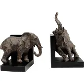 Kare design Boekensteun Elephants