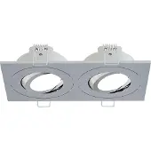 Boss & Wessing Inbouwspot Dubbel BWS Spears Dimbaar IP65 Chroom