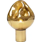 Kare Tafellamp Dough, messing / goud, Woon-/ Eetkamer, Glas, Design, Tafellamp