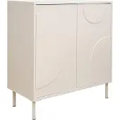 En.casa Sideboard Holea dressoir 75x70x34 cm beige []