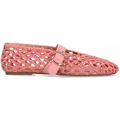 Manfield Roze gevlochten ballerina's | Maat 38