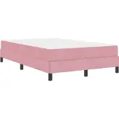 Syfax Boxspringbed met matras Roze 120 x 220 cm Stof