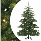 Syfax Kunstmatige Inklapbare Kerstboom Groen 150 cm PVC en staal