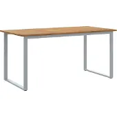 Syfax Tuinstafel Grijs 160 x 80 x 75 cm Massief Acaciahout