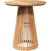Syfax Bijzettafel Bruin 70 x 70 x 75 cm Massief Teakhout