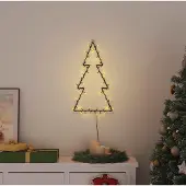 Prolenta Maison Exclusive - Kerstverlichting, silhouet van een kerstboom, 80 LED's