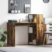Prolenta Maison Exclusive - Bureau, gerookt eikenhout, houtvezel