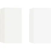 Syfax Tv-meubelen 2 st 30,5x30x60 cm bewerkt hout wit
