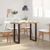 Prolenta Maison Exclusive - Eettafel 110x50x76 cm, massief acaciahout