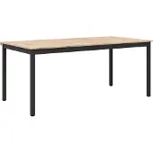 Syfax Eettafel Naturel 140 x 80 x 75 cm Massief grenenhout