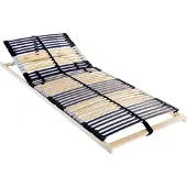 Prolenta Maison Exclusive - Bedbodem, bruin, 90 x 190 cm, massief beukenhout