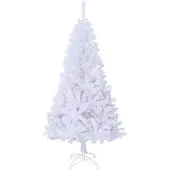 Syfax Kunstkerstboom met dikke takken 120 cm PVC wit