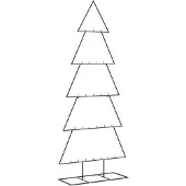 Syfax Kerstdecoratie kerstboom 150 cm metaal zwart