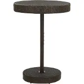 Syfax Tuintafel 75,5x106 cm poly rattan bruin