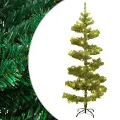 Syfax Kunstkerstboom met verlichting en standaard 150 cm PVC groen