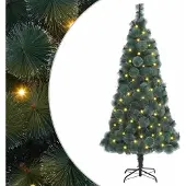 Prolenta Maison Exclusive - Kunstkerstboom met ingebouwde verlichting, groen, 180 cm, PET