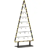 Syfax Metalen kerstboom met standaard Zwart 125,5 cm Staal