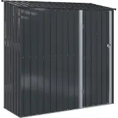 vidaXL Tuinhuizen, antraciet, 203 x 85,5 x 200 cm, metaal