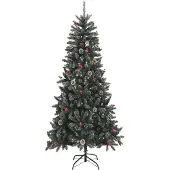 Syfax Kunstkerstboom met standaard 240 cm PVC groen