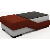 AEA Designer Glastisch Tisch Polster Modern Wohnzimmer Leder Couch Sofa Tische
