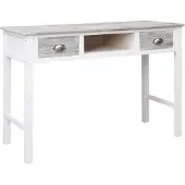 Prolenta Maison Exclusive - Bureau, grijs, 110x45x76 cm, hout