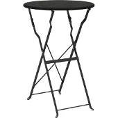 Syfax Bistrotafel Antraciet Ø 50 x 71 cm Poedercoating staal